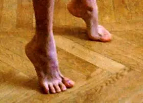 Up on toes qi exercise.